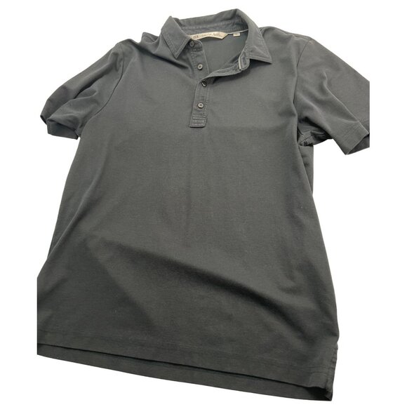 Travis Mathew Men Golf Polo Shirt Pima Cotton Polyester Lightweight Black M - Picture 1 of 5